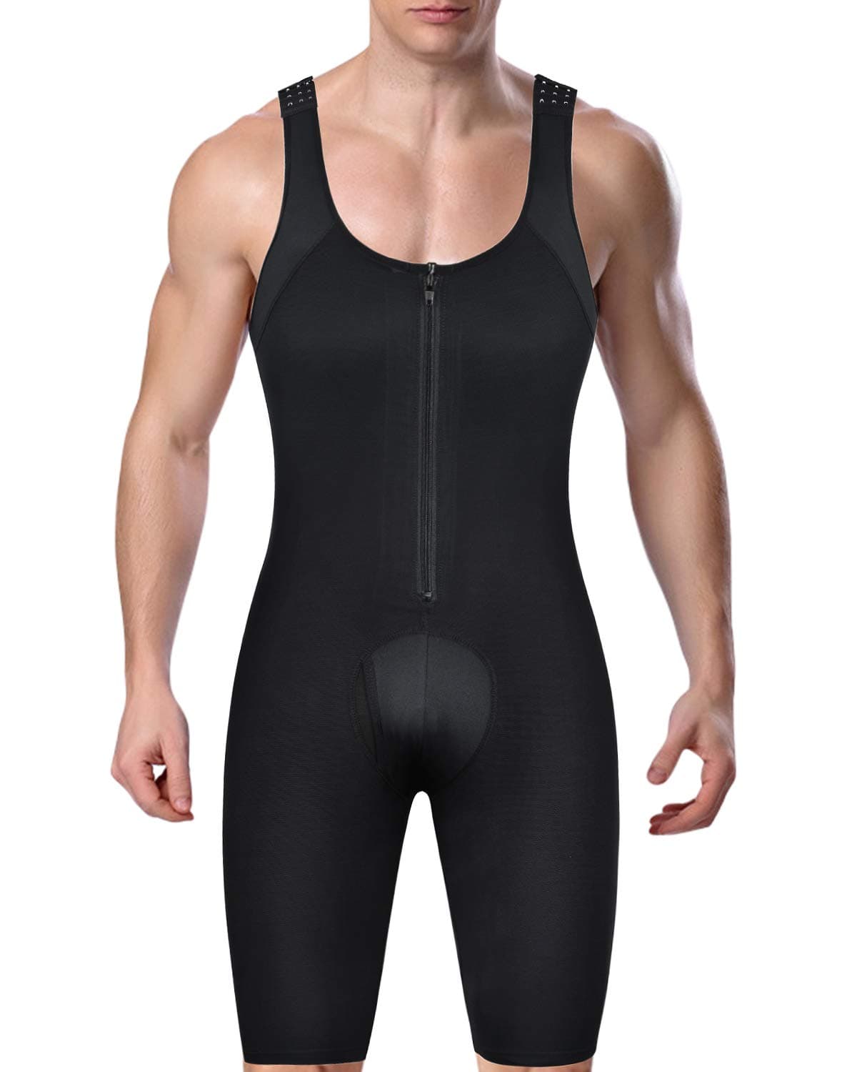 Men's Shapewear Bodysuit Full Body Shaper Compression Slimming Suit Breathable