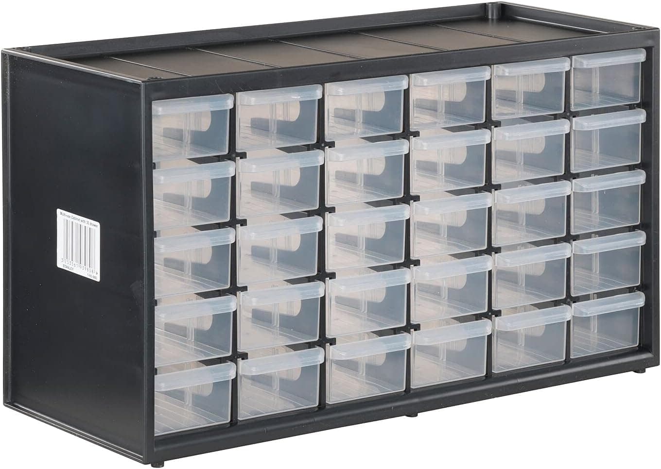 CRAFTSMAN Storage Organizer, 30 Small Drawer Modular Storage System, Easily Stackable (CMST40730),Black,White