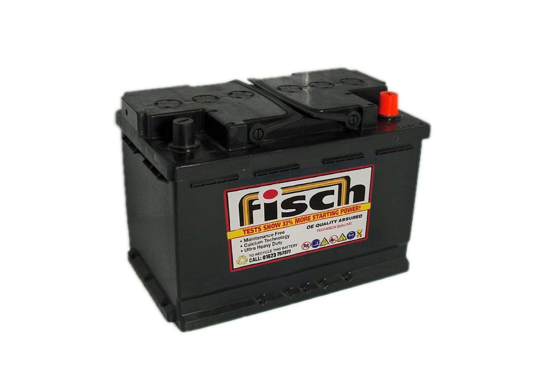 Fisch 12V 70AH AGM SEALED LEISURE BATTERY MAINTENANCE FREE (LOW HEIGHT)