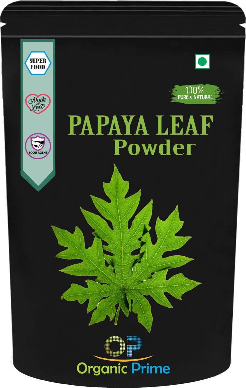 Papaya Leaf Powder - 500 GM by Organic Prime