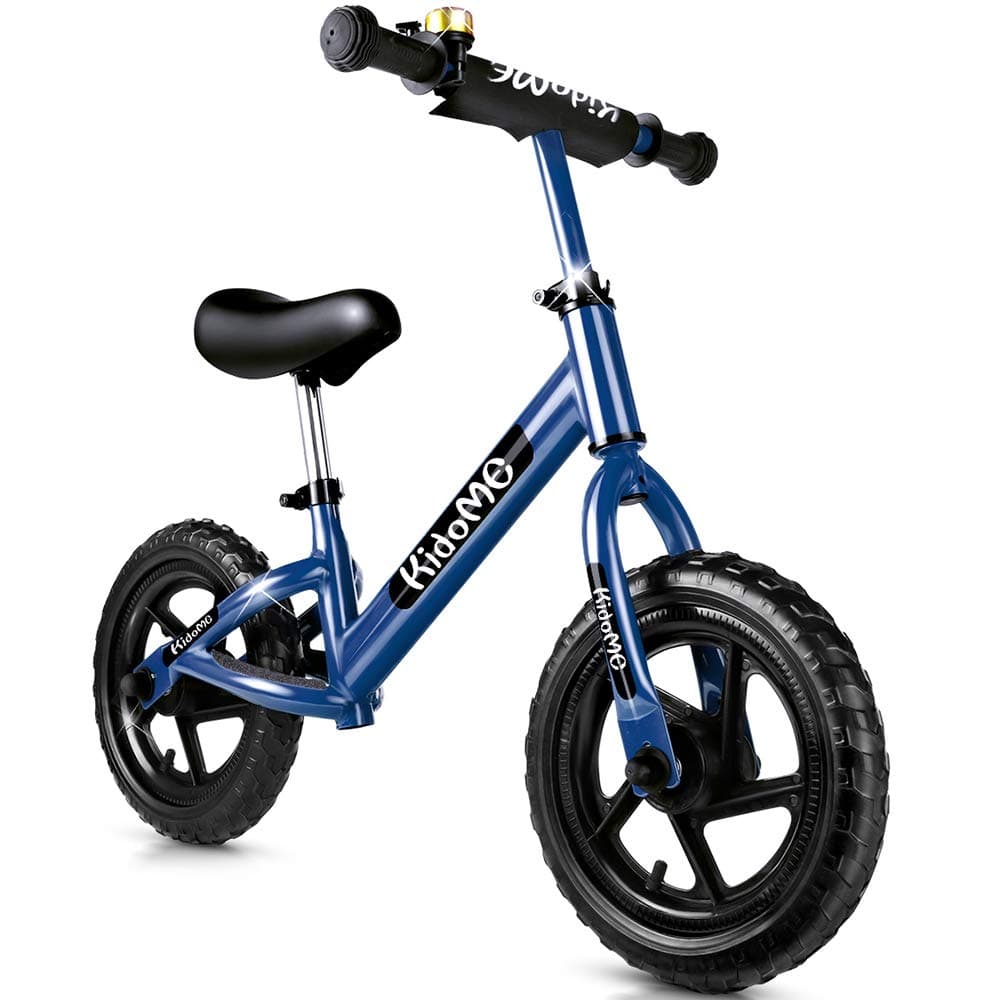 12 Inch Toddler Balance Bike for 3 4 5 6 Years Old for Girls Boys, No Pedal Sport Walking Kids Balance Bike Bicycle Non-Inflatable Foam Tire with Adjustable Handlebar/Saddle