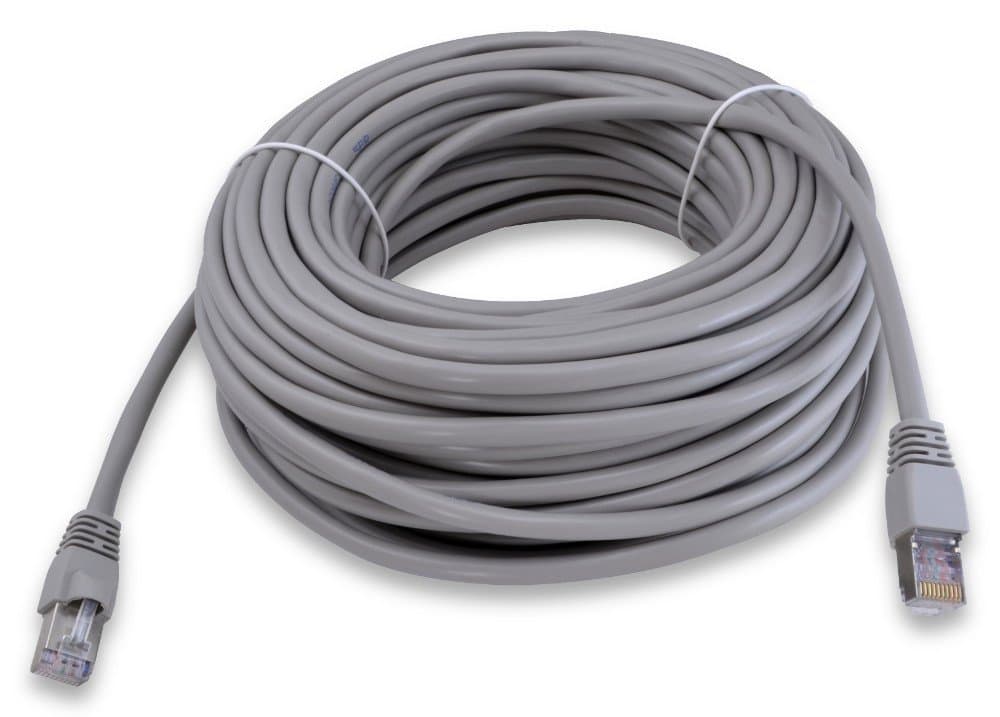 Winford Engineering RJ50 10P10C Cable, 100 Foot Length, Male-Male, Shielded, Straight Through, Anti-Snag