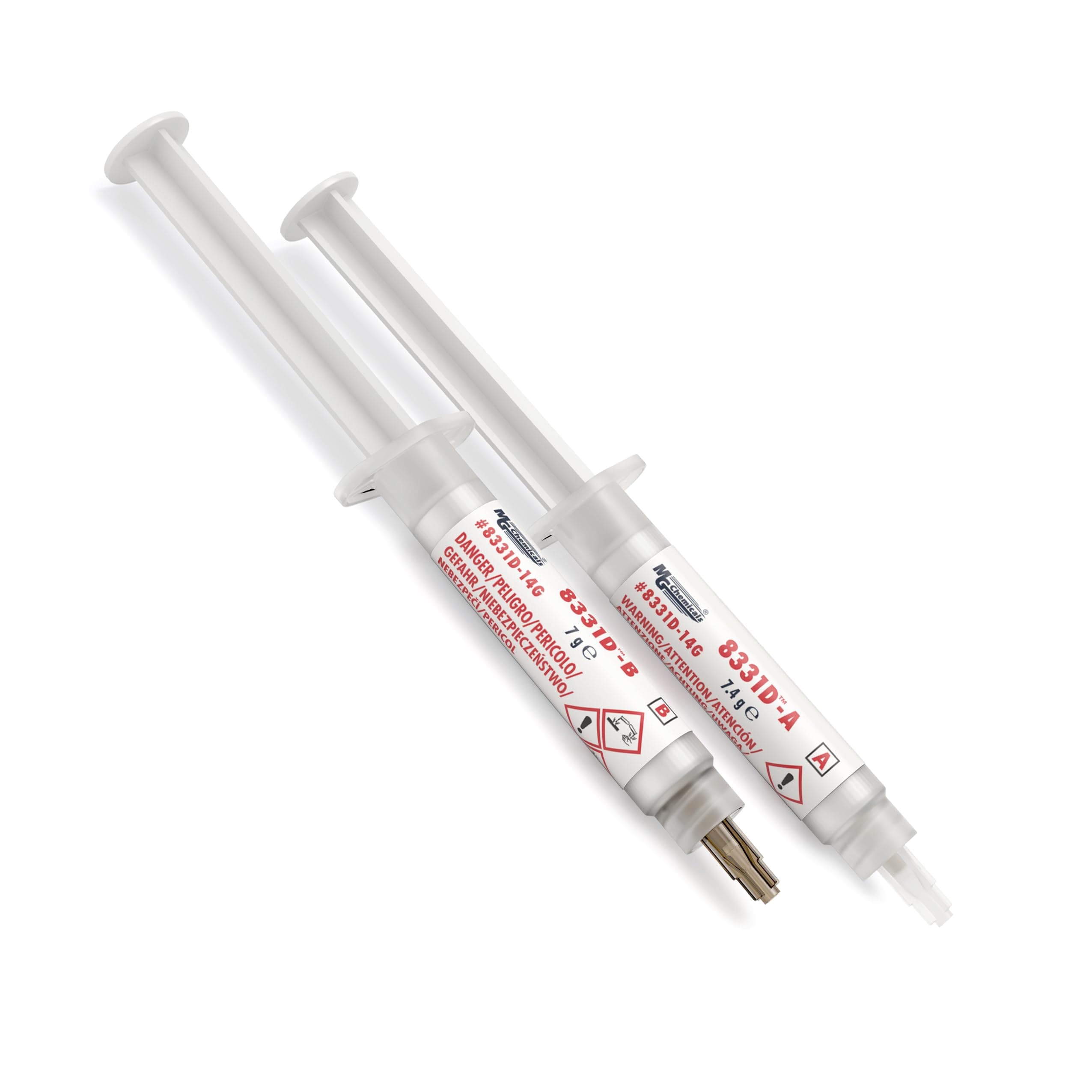 8331D Silver Conductive Epoxy Adhesive, High Conductivity, 20 min Working time, 14 Gram Kit (8331D-14G)