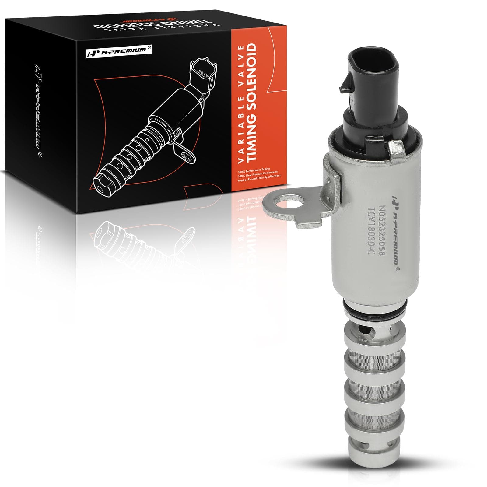 A-Premium Intake (Left) Engine Variable Valve Timing (VVT) Solenoid Compatible with Kia Sorento 2012-2018, Sedona, Cadenza, K900 & Hyundai Santa Fe XL, Santa Fe, Genesis Coupe, Genesis, Azera