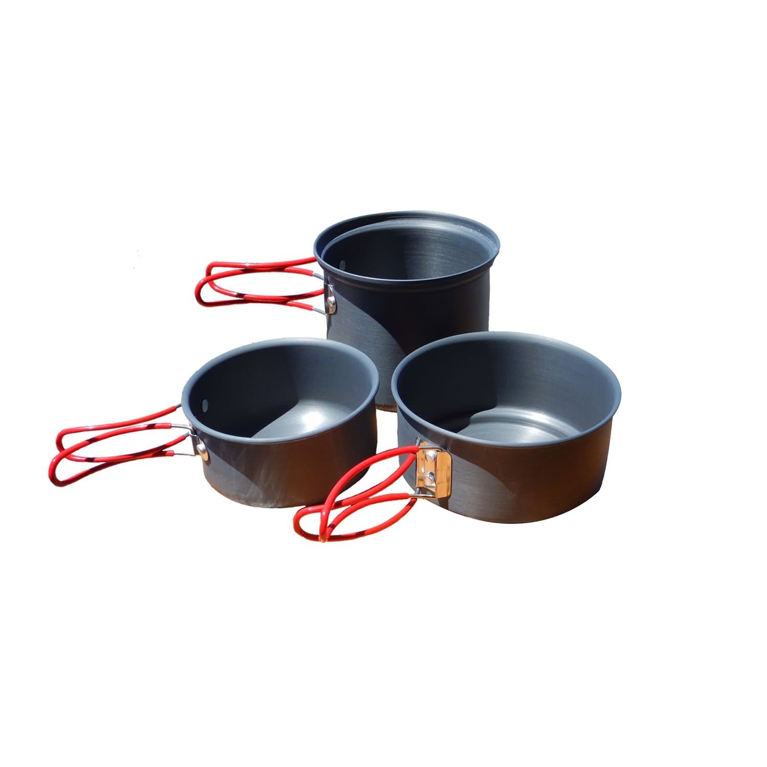 Alpine Mountain Gear 4011822-SSI Backpacker Hard Anodized Cookset-3 Pc - multi, N/A