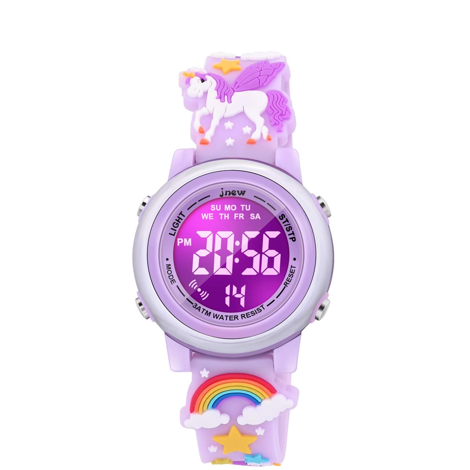 3D Cartoon Waterproof Watches for Girls with Alarm - Best Toys Gifts for Girls Age 3-12