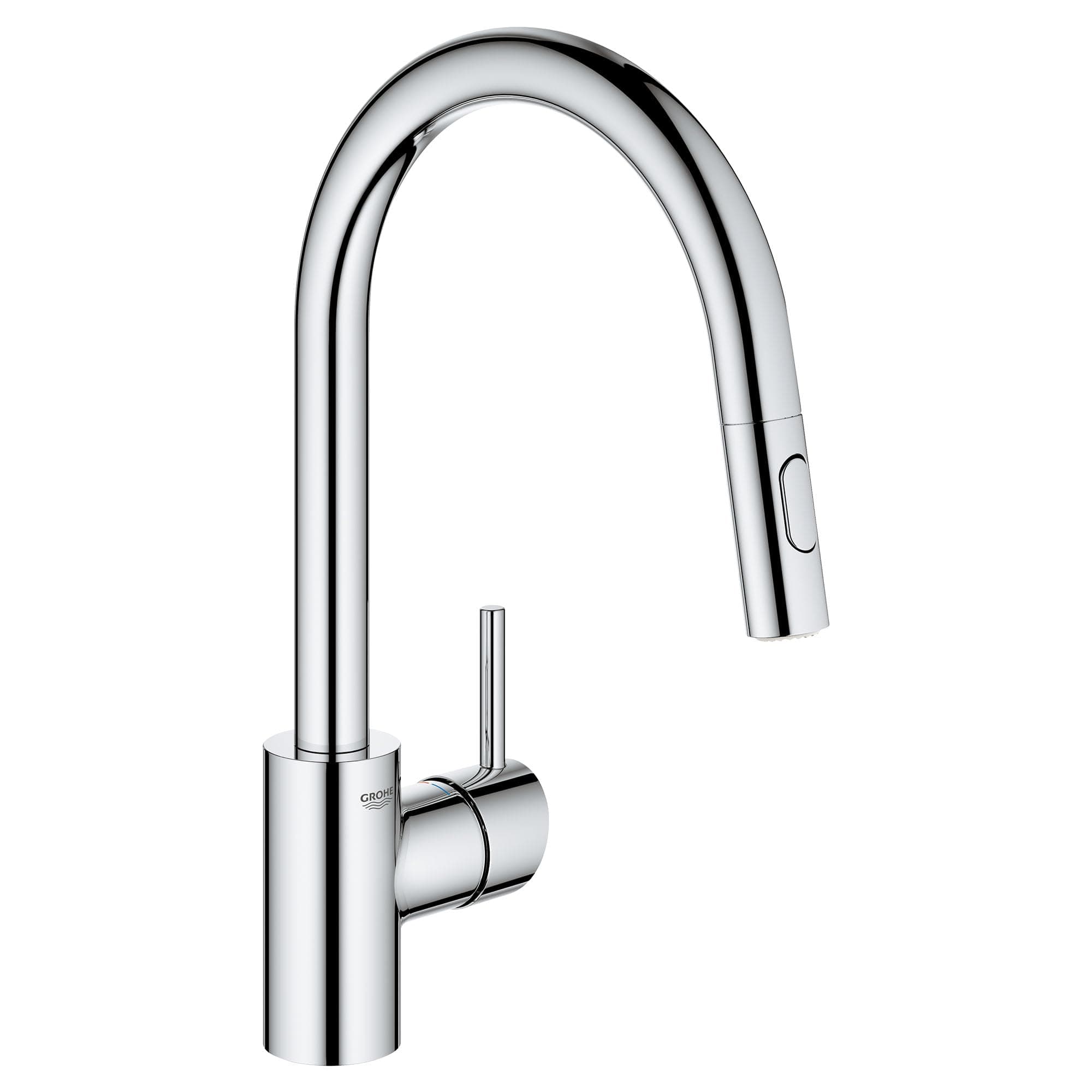 GROHE 32665003 Concetto Dual Spray Pull-Down Kitchen Faucet, Starlight Chrome