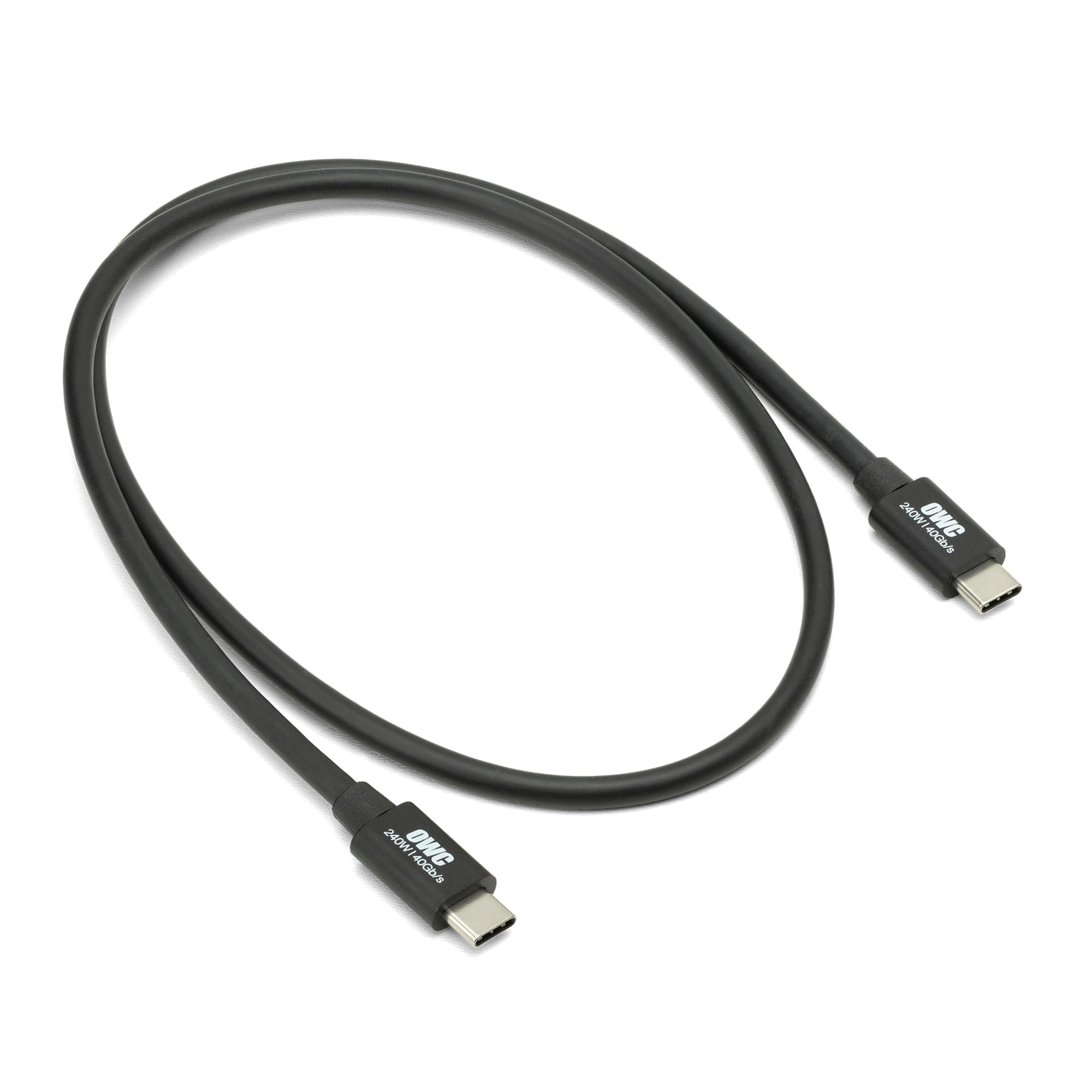 OWC 0,7M Thunderbolt 4 / USB-C Cable - Universal and Full Capability for all Thunderbolt 3, Thunderbolt 4, USB-C, and USB4 devices