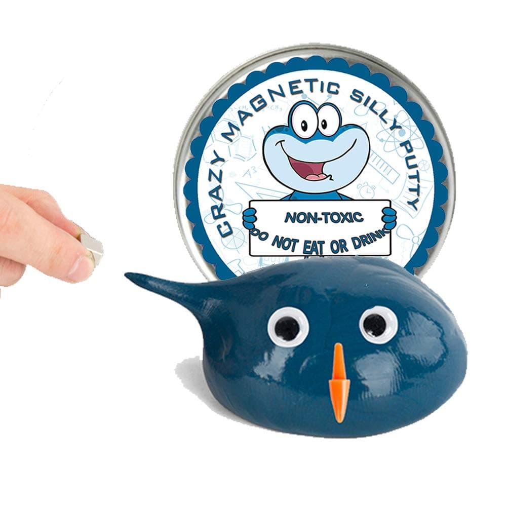 GONGYIHONG Magnetic Slime Putty , Creative Super Magnetic Slime Making Kit Toys for Kids and Adults… (Blue)