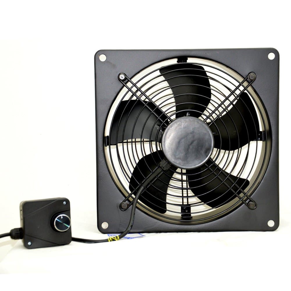 Powerstar Electricals LTD Metal Industrial Ventilation Extractor Axial Exhaust Commercial Air Blower Fan (20" Inches With Speed Controller)