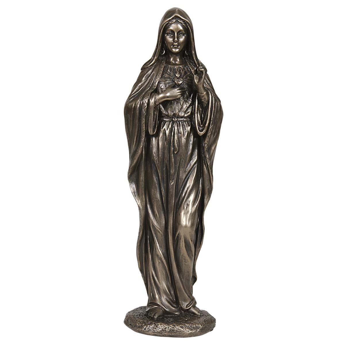 Craftghar Mother Mary Resin Statue Idol in 8 Inch for Home and Office