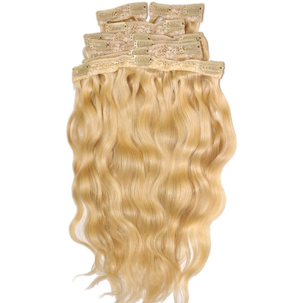 Beverly Johnson Legendary Clip-In Straight Blonde Hair Extension 16 inches