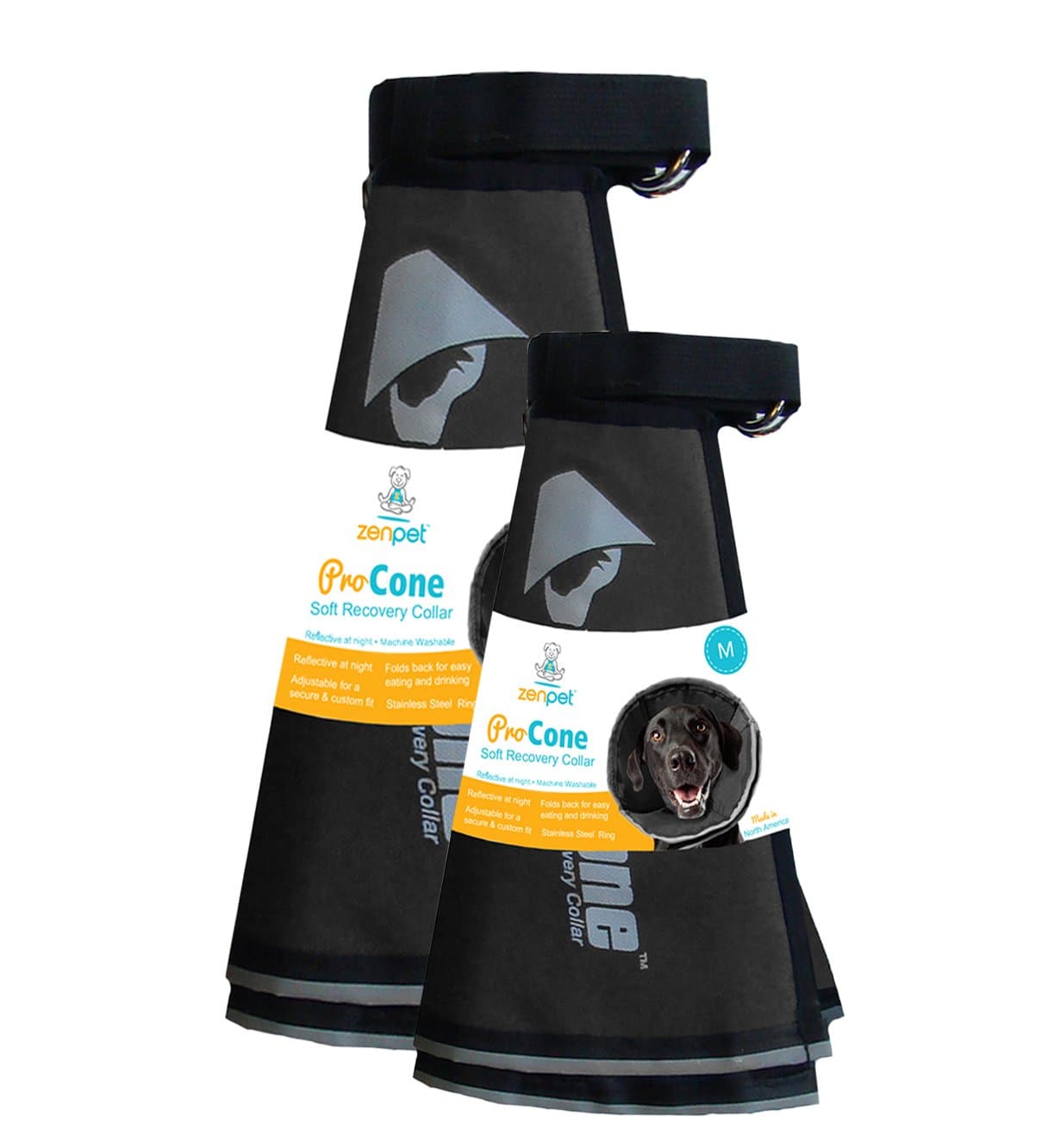 ZenPet Pro Cone, Extra Large, 18-23-inch, Grey