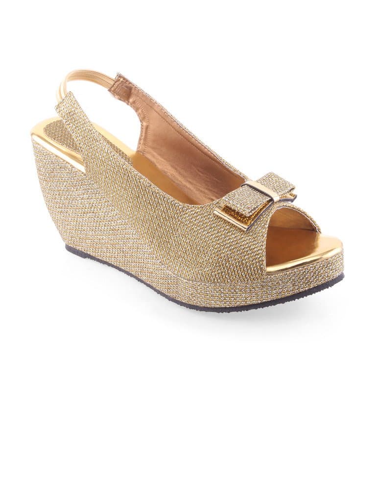 Shoe Lab womens Wedgesgolden Traditional Fashion Sandals