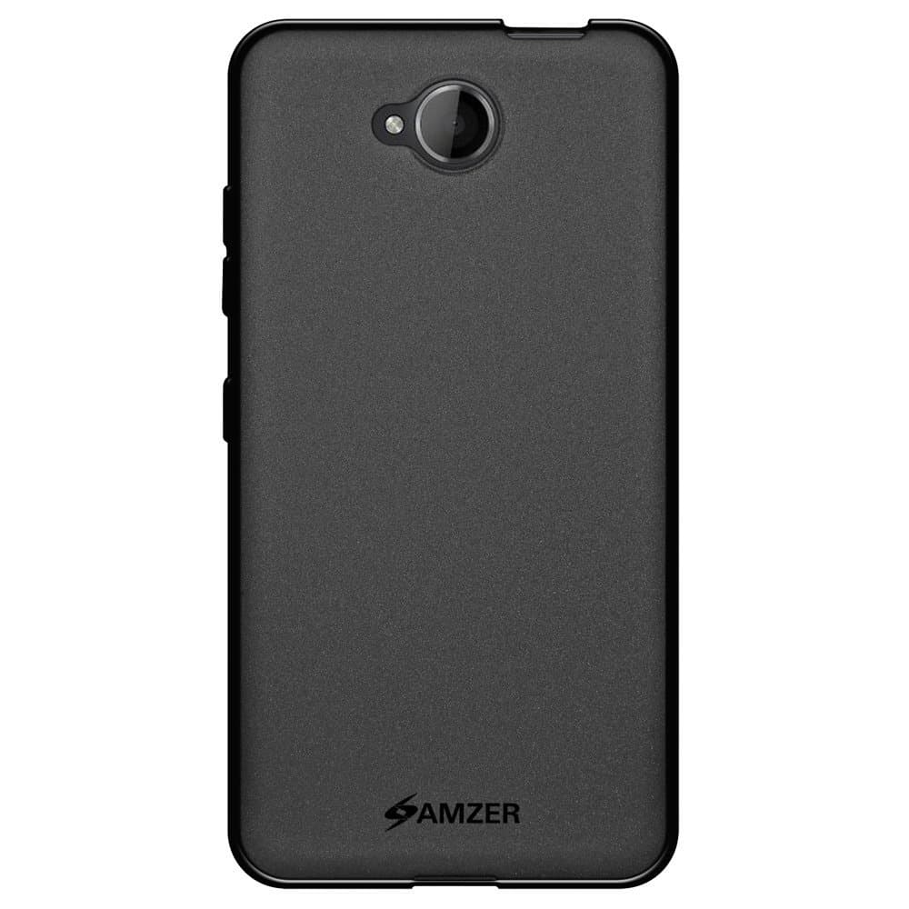 AMZER Pudding Soft Gel TPU Skin Fit Case Cover Skin for Microsoft Lumia 650 - Black