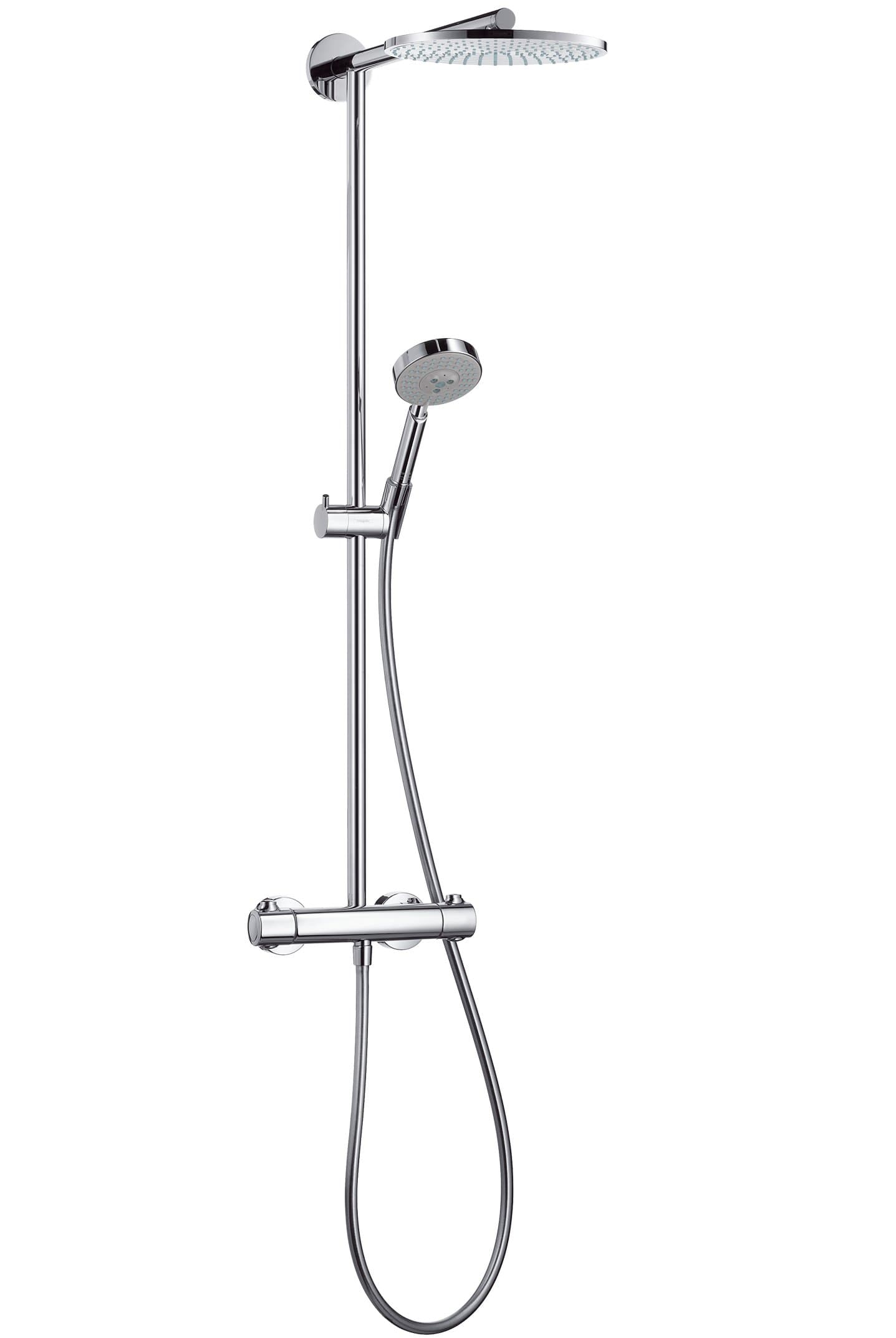 Hansgrohe Raindance Showerpipe EcoSmart S 180 AIR with S100 AIR hand shower no. 27165000