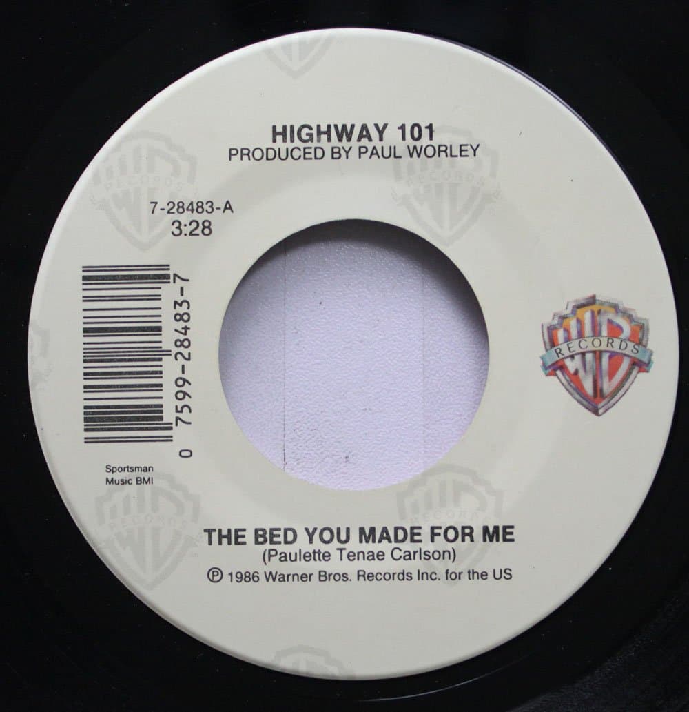 Highway 101 45 RPM The Bed You Made For Me / I'm Gonna Run Through The Wind