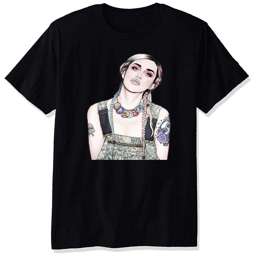Men's Adore Delano Art 2 Black Short Sleeve T-Shirt Tee