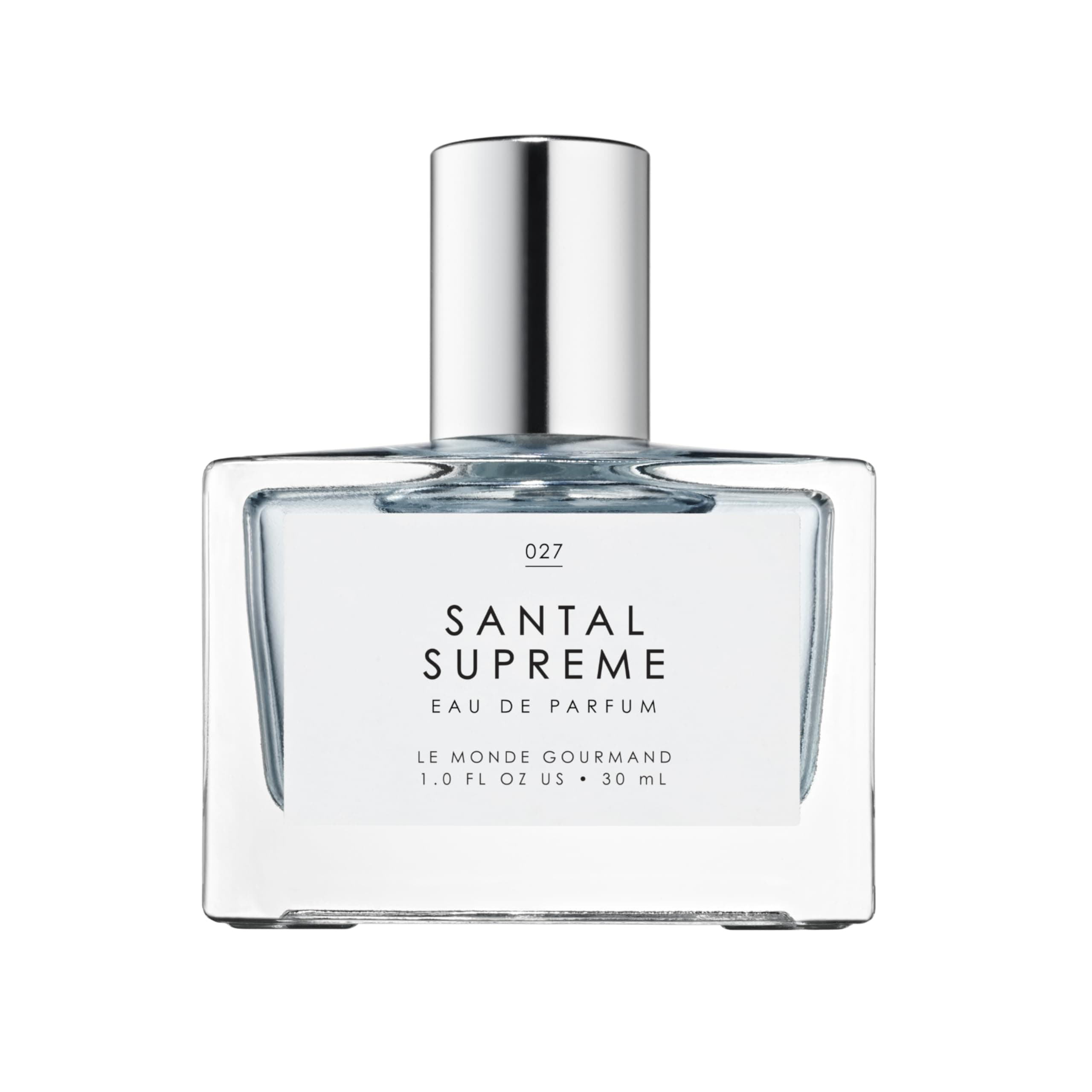 Santal Suprême Eau de Parfum Spray Perfume for Women, Sandalwood, Haitian Vetiver, Violet & Fig Woody Scent, Vegan & Cruelty Free, 1 fl oz (30 ml)