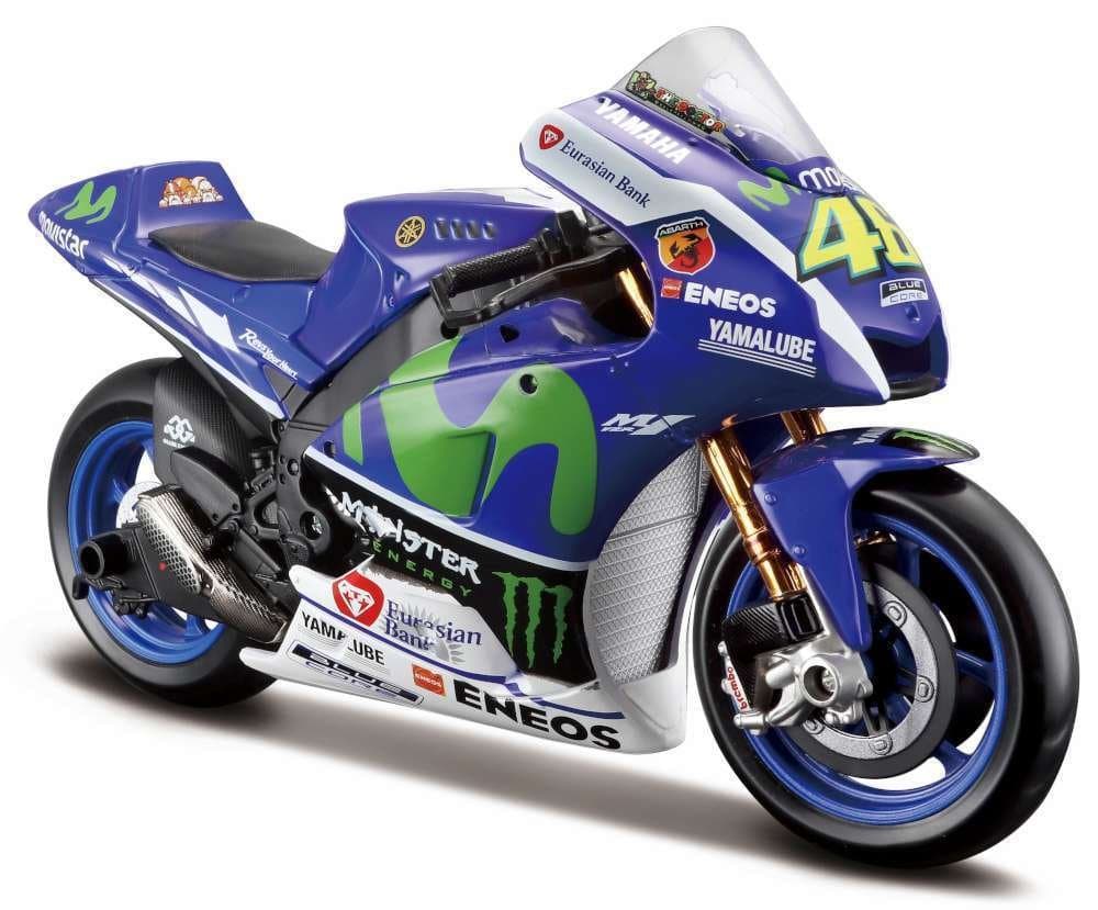 マイスト(Maisto) Maisto 1/10 Yamaha YZR-M1 Team Valentino Rossi No 46 MotoGP 2016 Motorcycle Motorcycle Bike Model