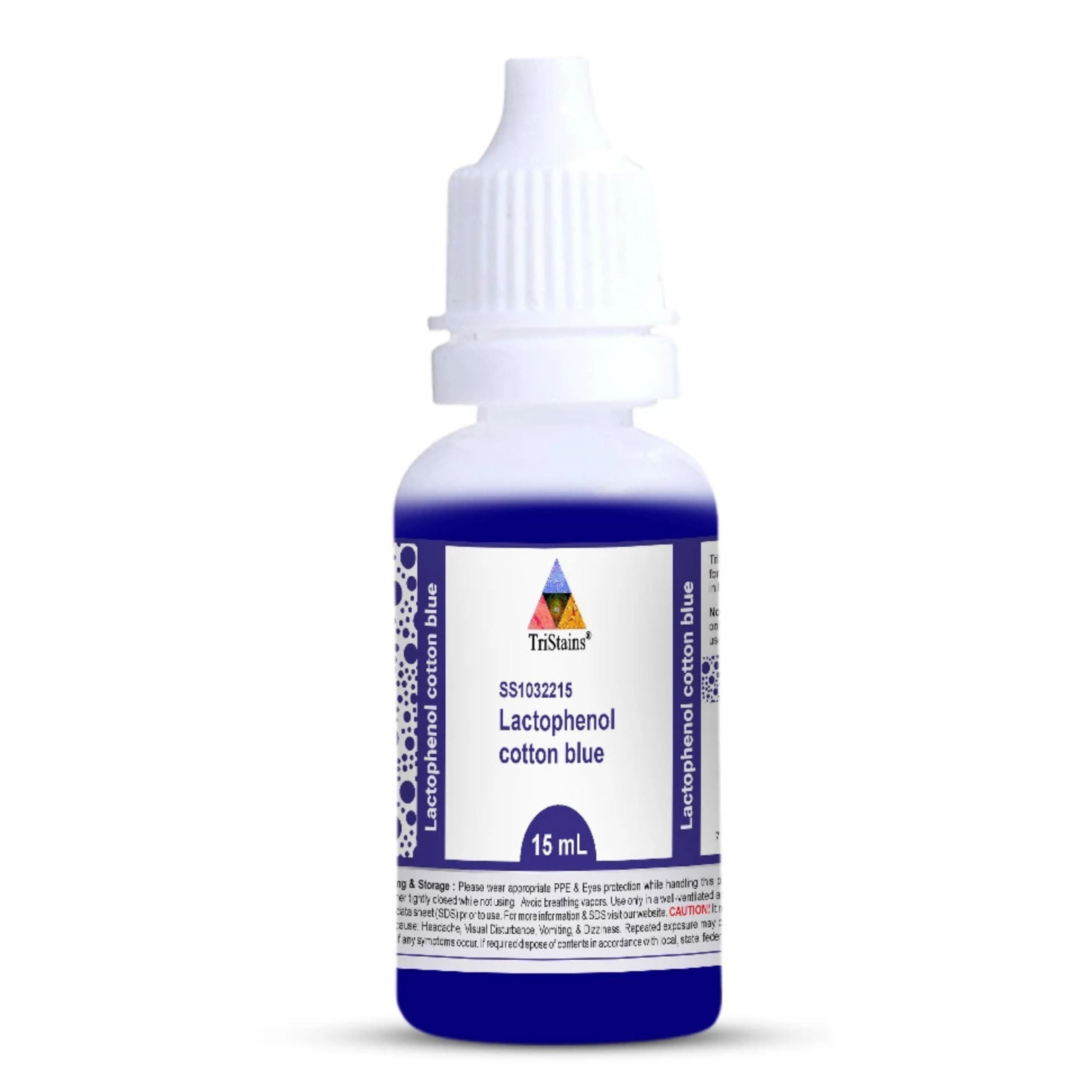Lactophenol Cotton Blue 15mL Dropper Bottle