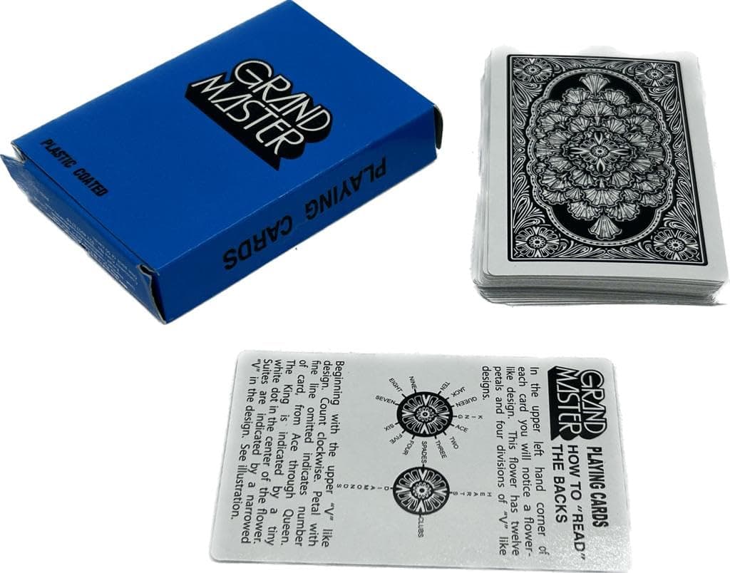 Grand Master SPY Marked Card Deck (Blue)
