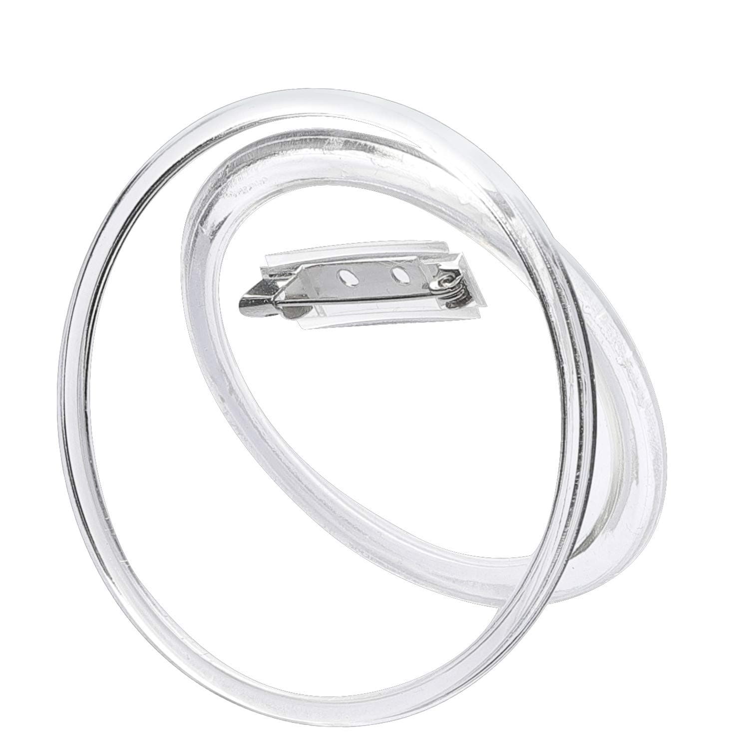 Sets Acrylic Design Button Clear Button Badges Kit with Pin for Craft Supplies or DIY Badges (2.36 inch) (60)