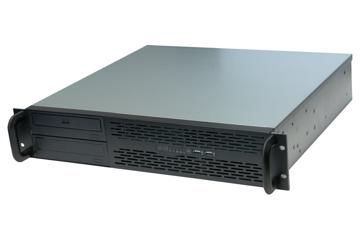 NORCO 2U Rack Mount Server Chassis - Black RPC-231