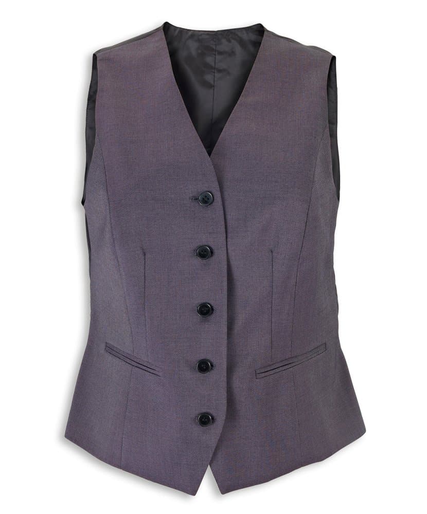 Alexandra Icona STC-NF16CH-08 Women's Short Sleeved Shirt, Plain, 60% Cotton/40% Polyester, Size 8, Charcoal