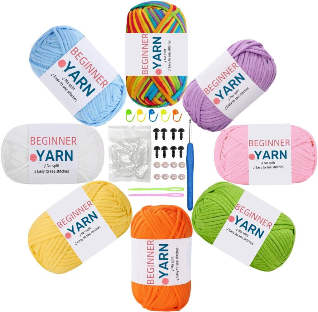 Easy Yarn,Beginner Yarn for Crocheting