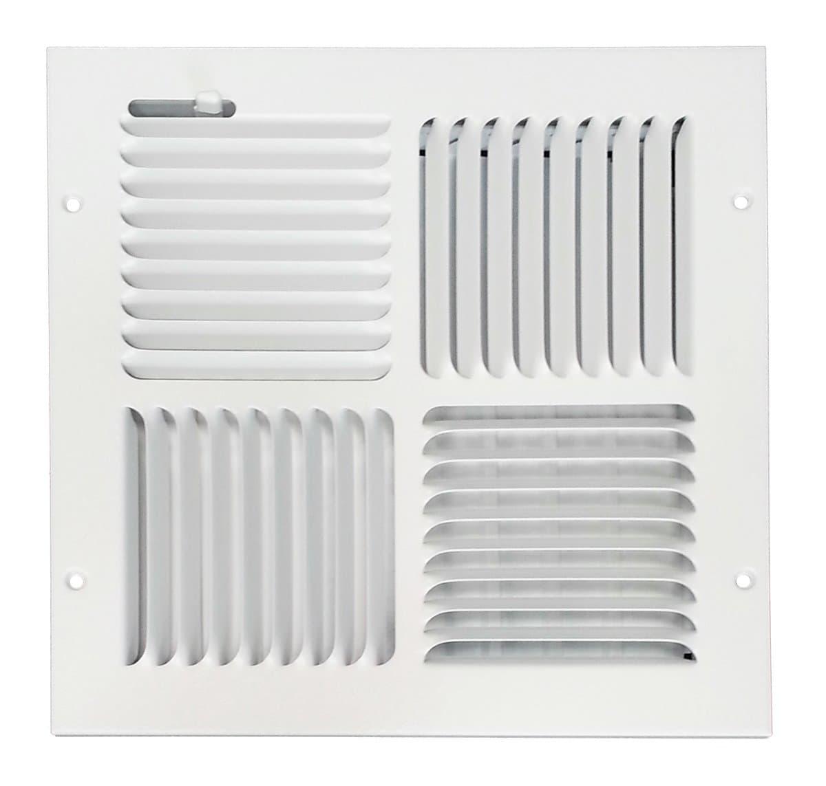 Shoemaker 150-10X10 10"x10" 4-Way Ceiling Diffuser - White