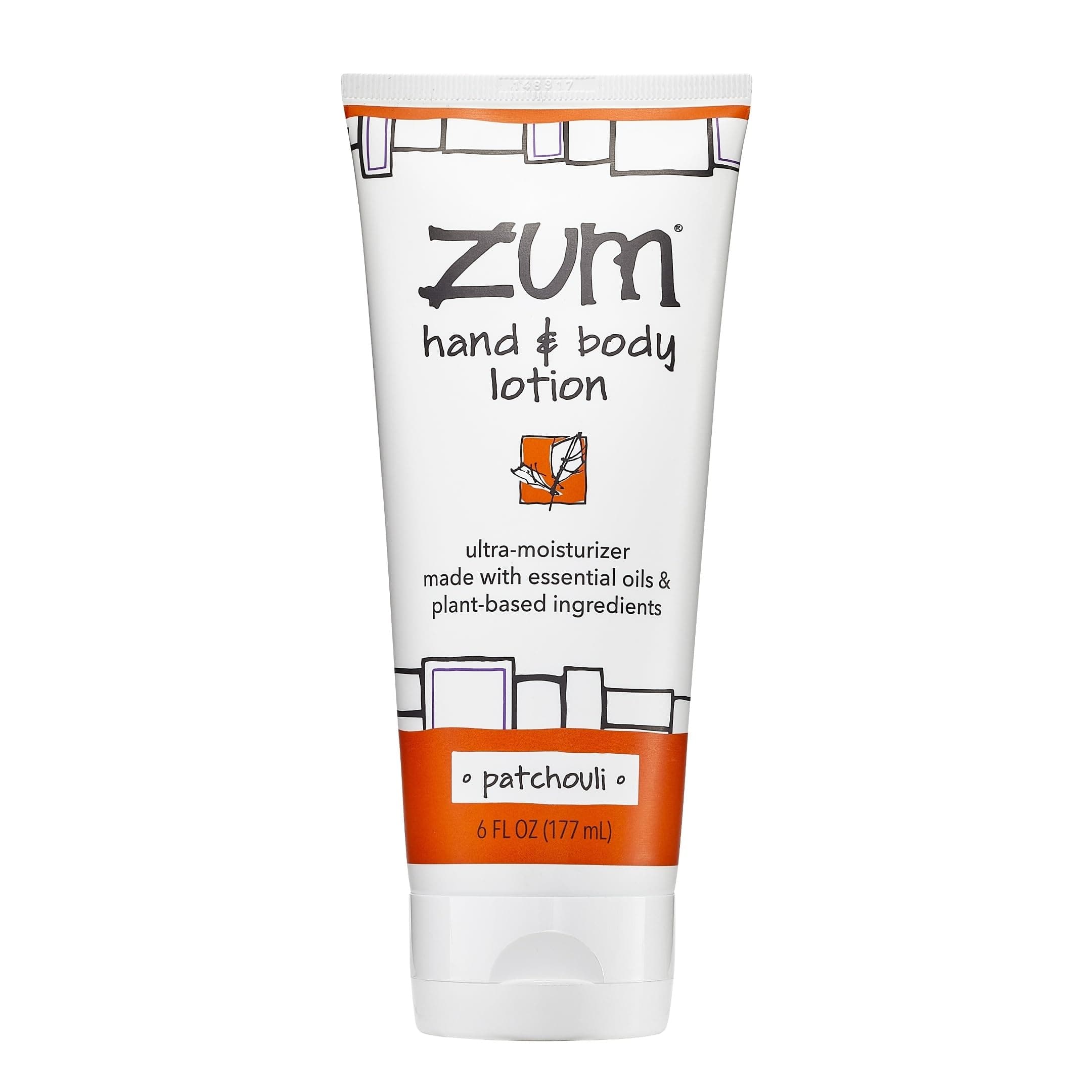 Indigo Wild Zum Hand & Body Lotion - Natural Hand Lotion for Dry Hands - Body Lotion for Women & Men - Body Moisturizers Include Shea Butter, Jojoba Oil & More - Patchouli Scent - 6 fl oz