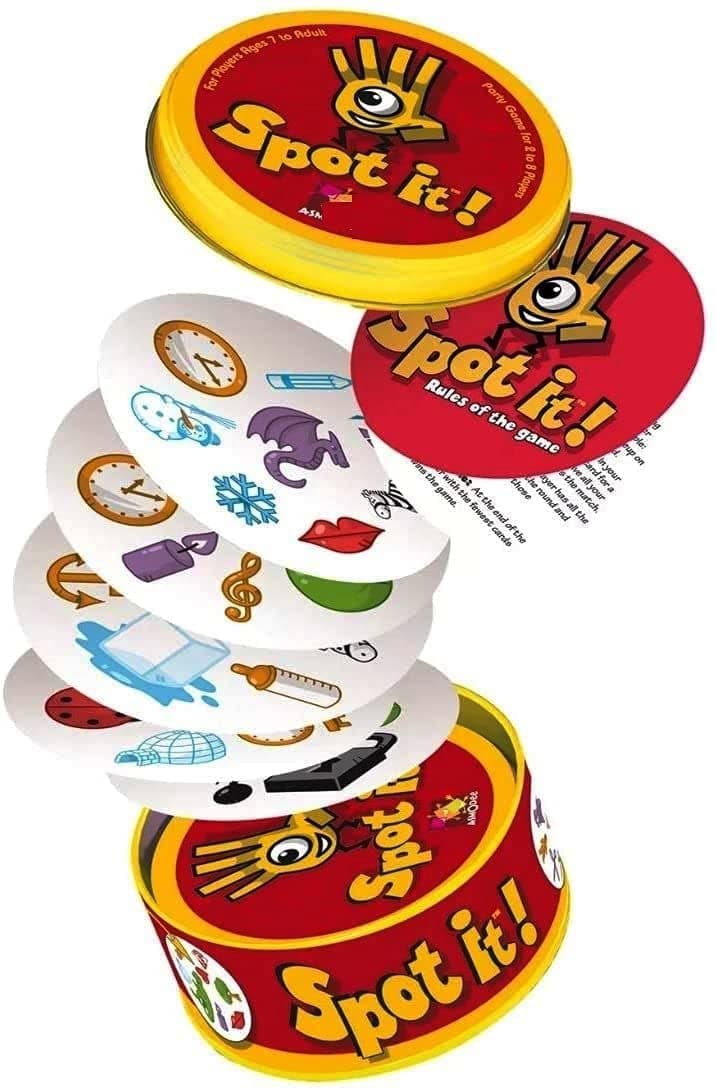 Bebbly Dobble Spot It Card Educational Game (Red)