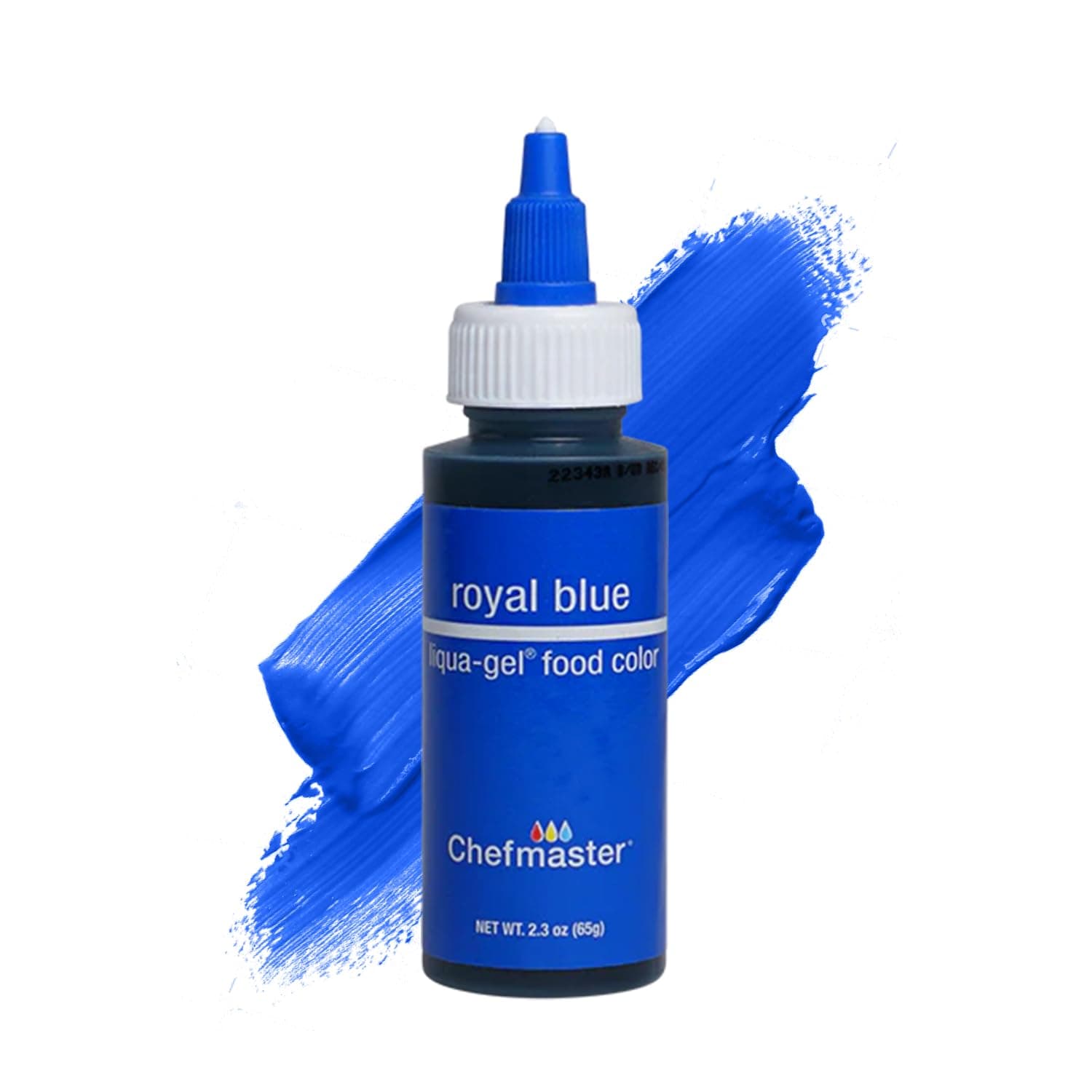 Royal Blue Liqua-Gel® Food Coloring | Vibrant Color | Professional-Grade Dye for Icing, Frosting, Fondant | Baking & Decorating | Fade-Resistant | Easy-to-Use | Made in USA | 2.3 oz
