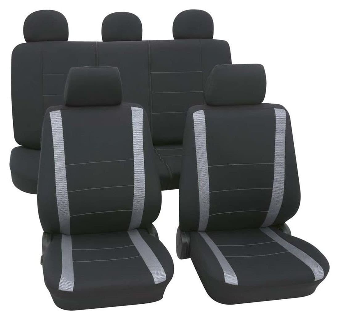 Faszination 84095, car seat covers, complete set, black, grey