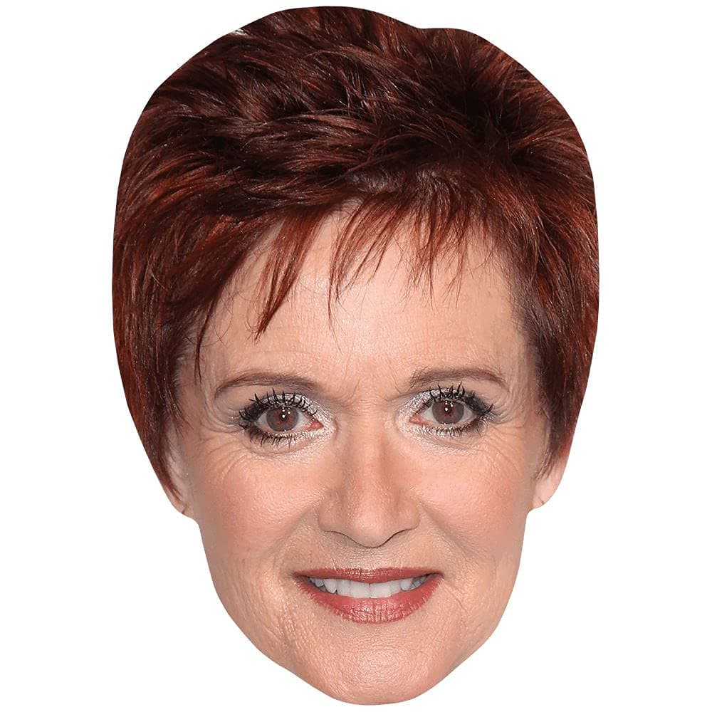 Jacqueline Woodburne (Smile) Celebrity Mask, Flat Card Face, Fancy Dress Mask