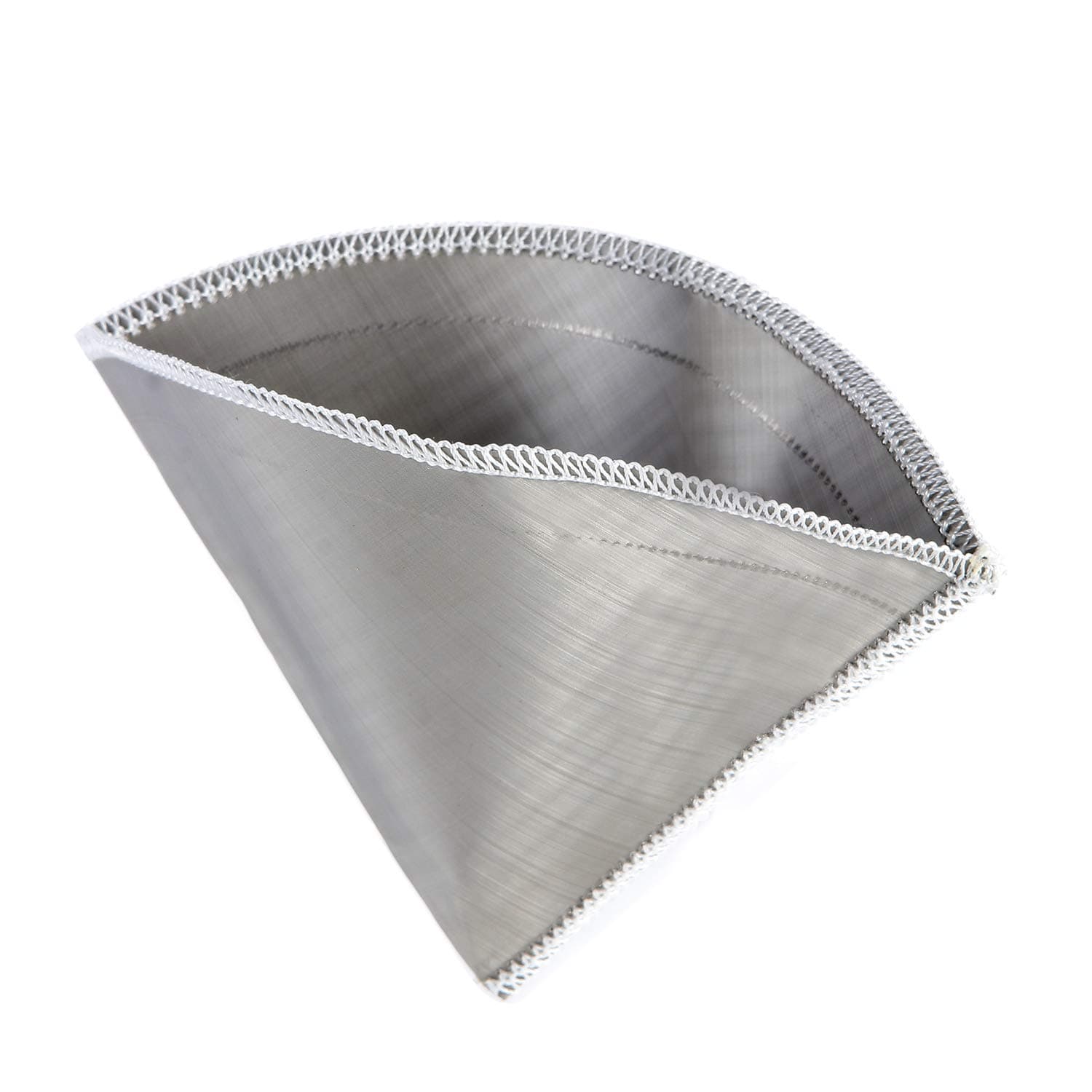 2-4 Cups Capable Reusable Flexible Durable Portable 800 Mesh Stainless Steel Coffee Tea Oil Food Filter