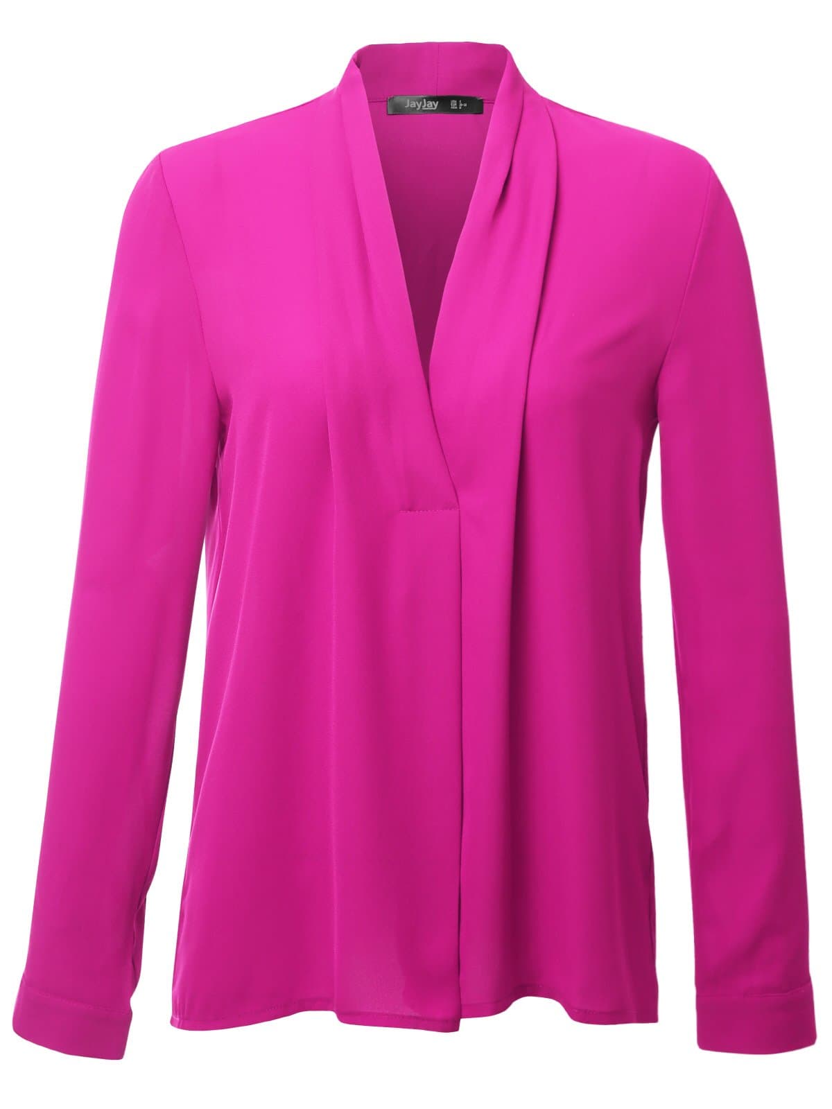 JayJay Women Sleeveless Shawl Chiffon Blouse Casual Office Tank Sleeveless Top