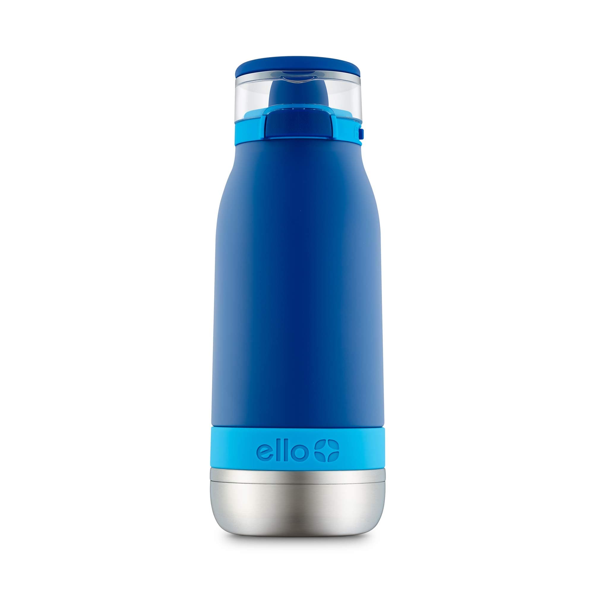 Ello Emma 14oz Vacuum Insulated Stainless Steel Kids Water Bottle (Touchdown Blue)