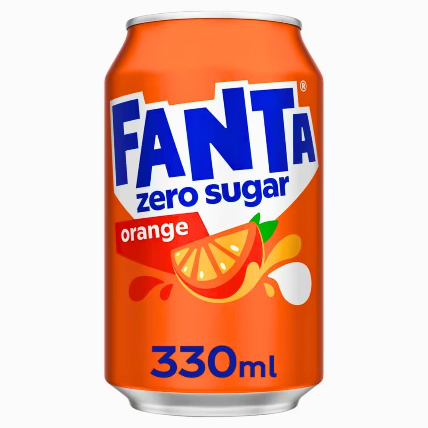 Fanta Can Orange Zero 330 ml (Pack of 24)