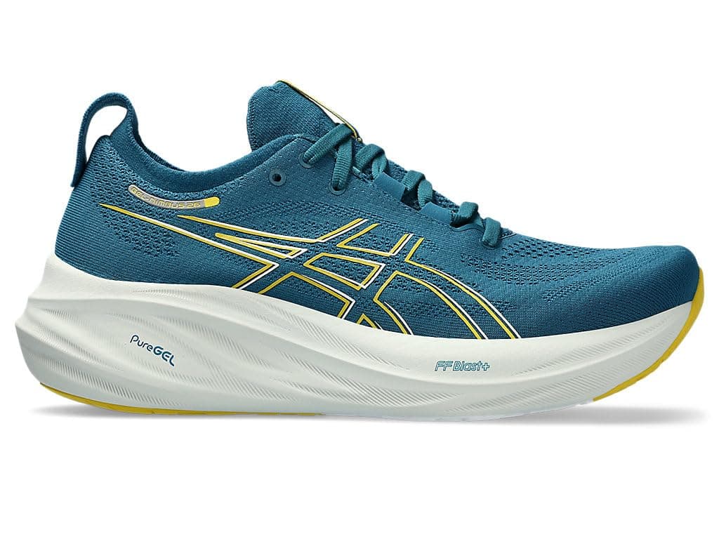 ASICS Men's Gel-Nimbus 26 Running Shoes, Thunder Blue/Denim Blue