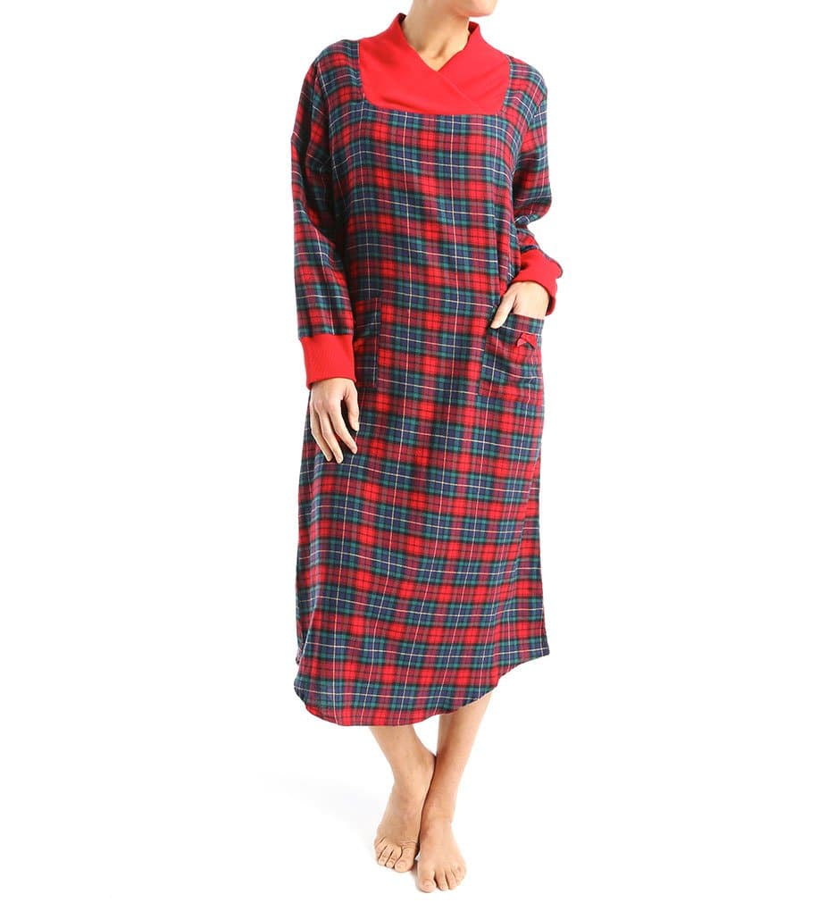 KayAnna Plaid Lounger, Red Plaid, Large
