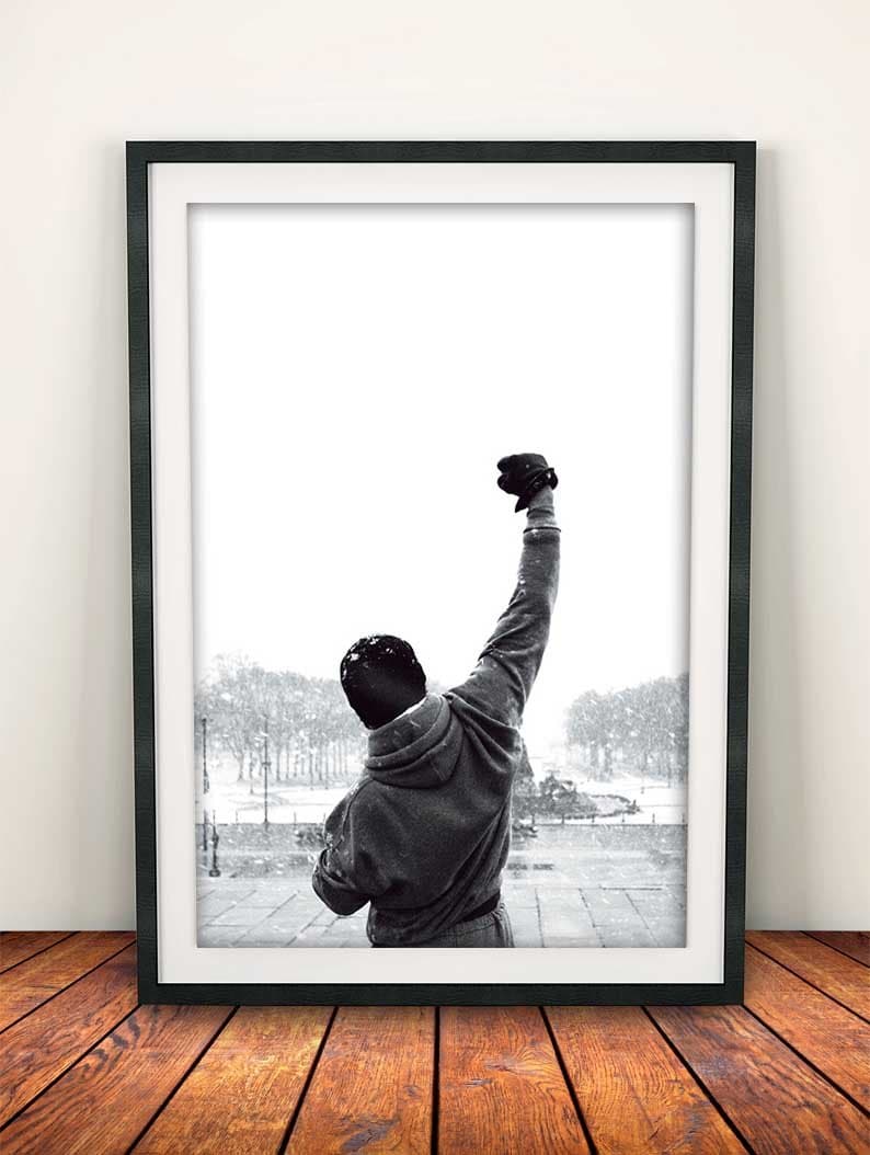 SOMANYPOSTERS Rocky Balboa Textless Movie Poster
