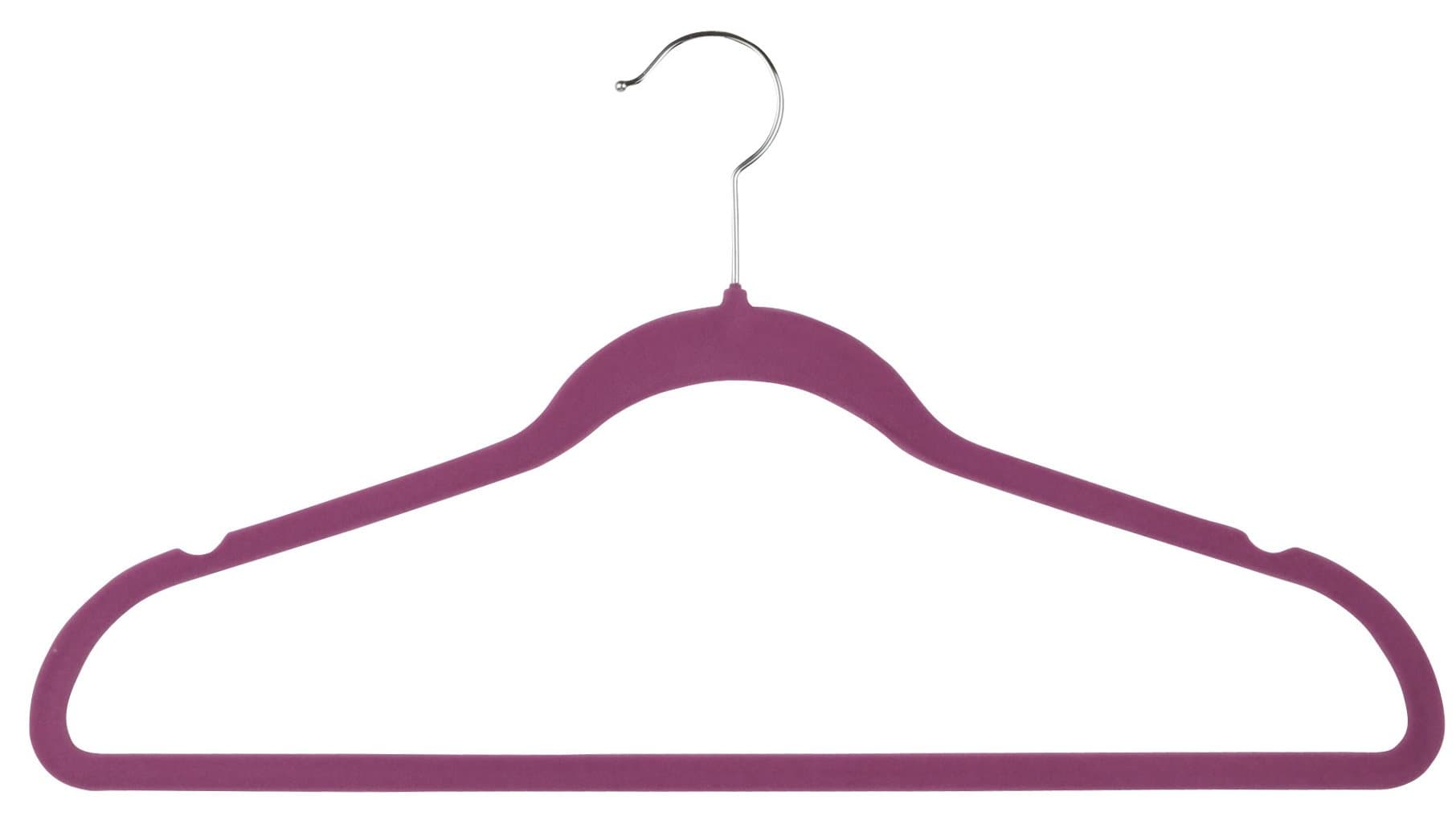 Galzone Velour Coat Hangers Purple