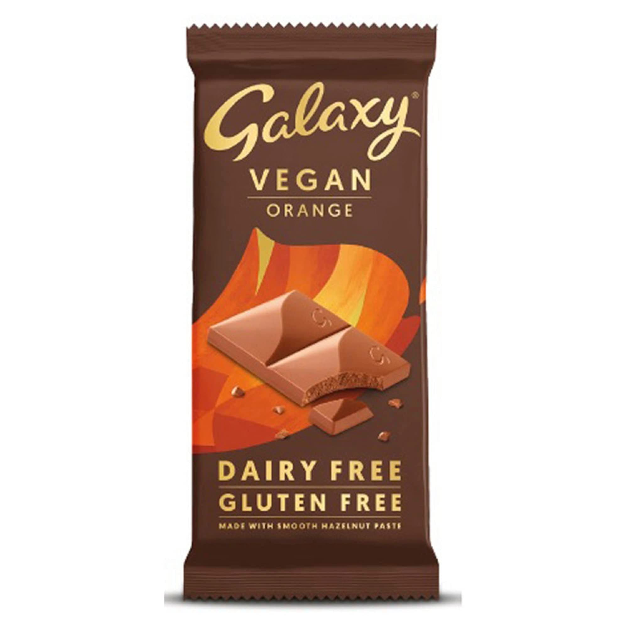 Galaxy Orange Vegan Dairy Free Chocolate 100 g