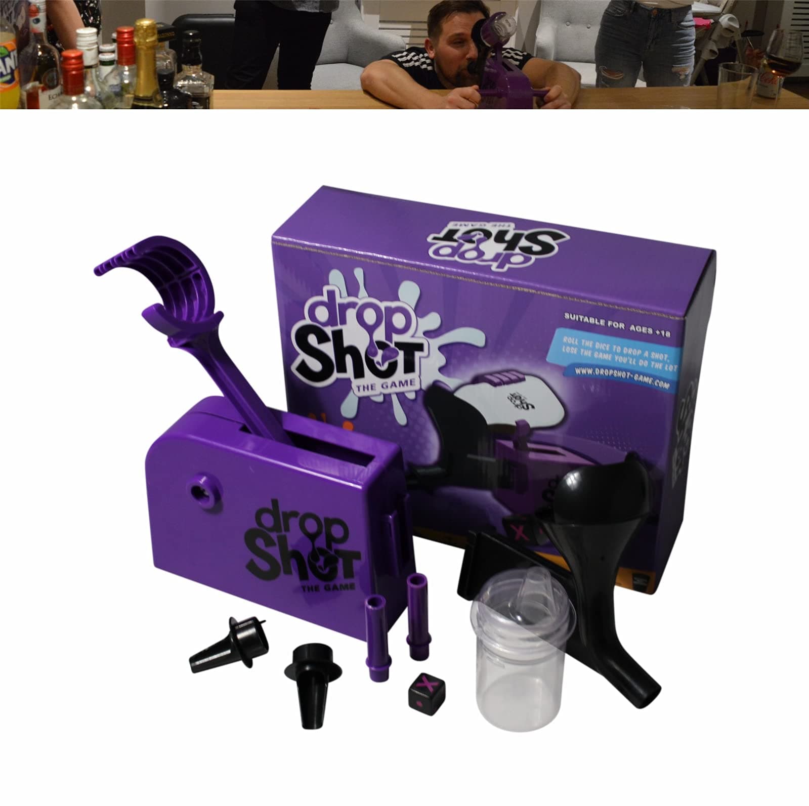 Smart Simple Ltd DROPSHOT Adult Drinking Game Party Dinner Stag Alcohol Birthday Hen Pre Drinks