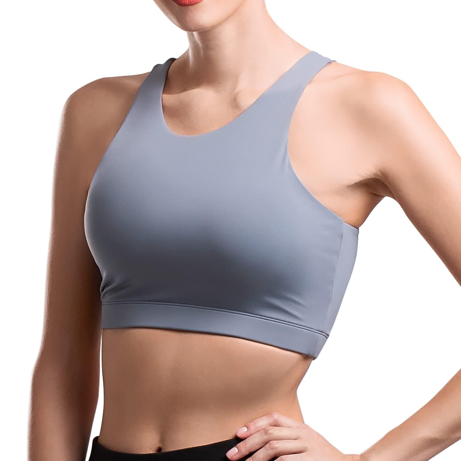 Racerback Sports Bras for Women High Support, High Neck Tank Tops for Women Align Tank Top