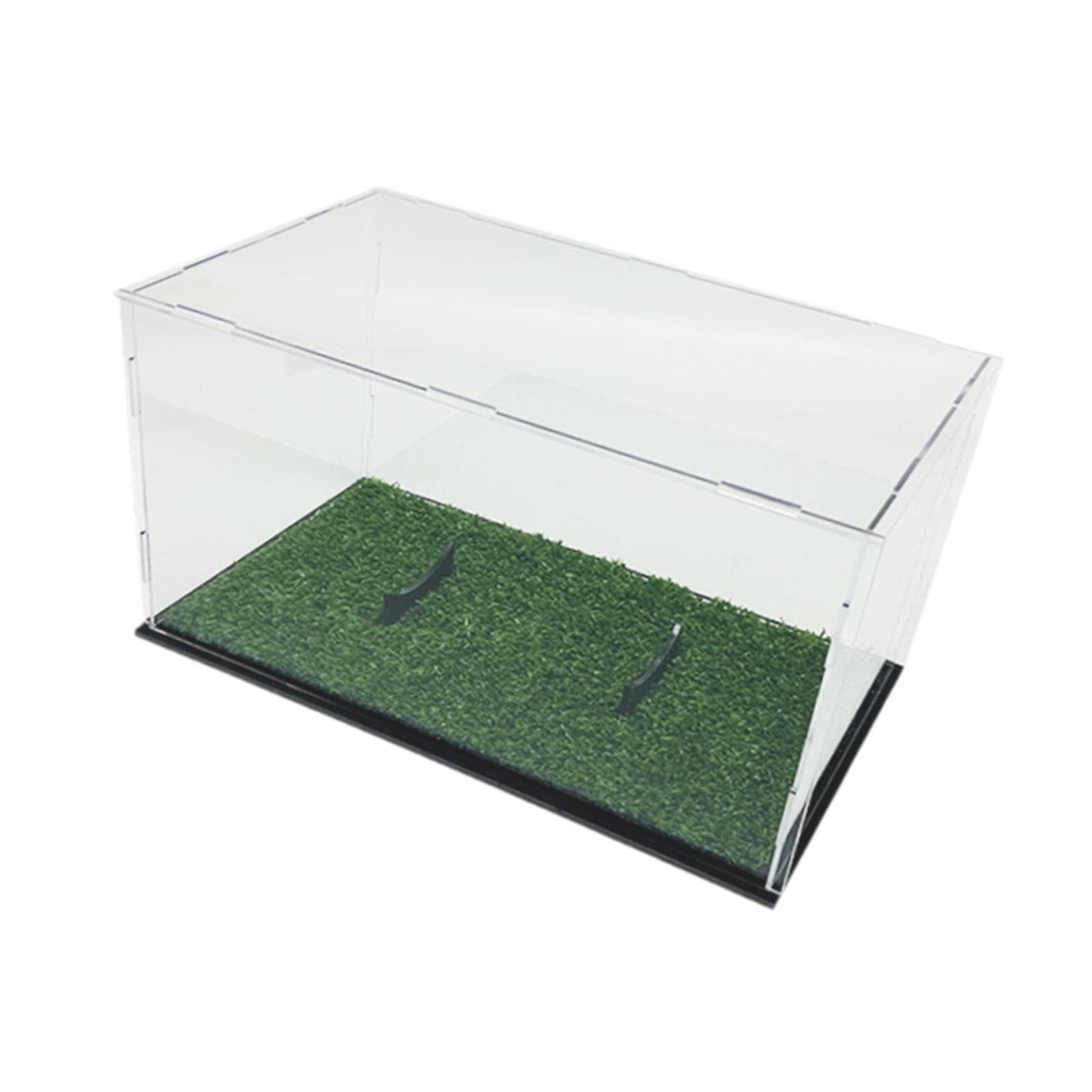 Baoblaze Acrylic Football Display Case 31.8x18x19cm Clear Football Showcase Rugby Ball Display Case Dustproof Football Storage Box Holder Collectibles Memorabilia Holder for Souvenir