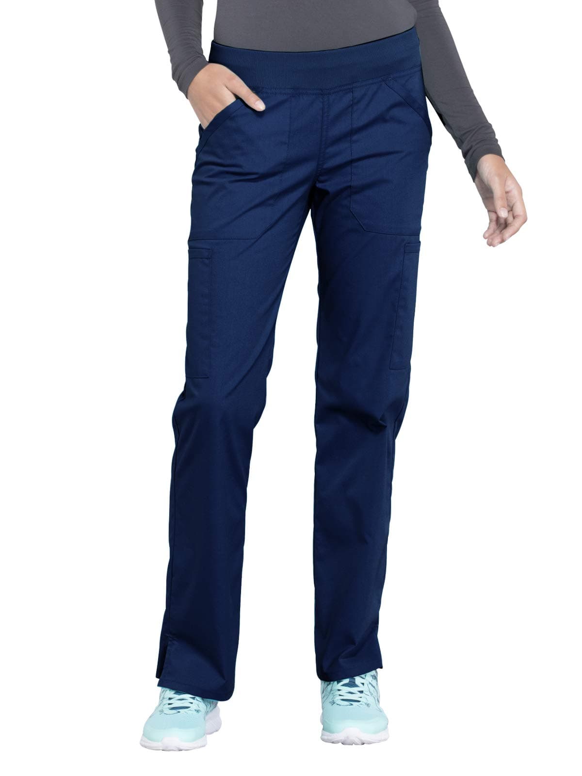 CHEROKEEWomen's Ww170 Women Scrubs Pant Workwear Professionals Mid Rise Straight Leg Pull-on