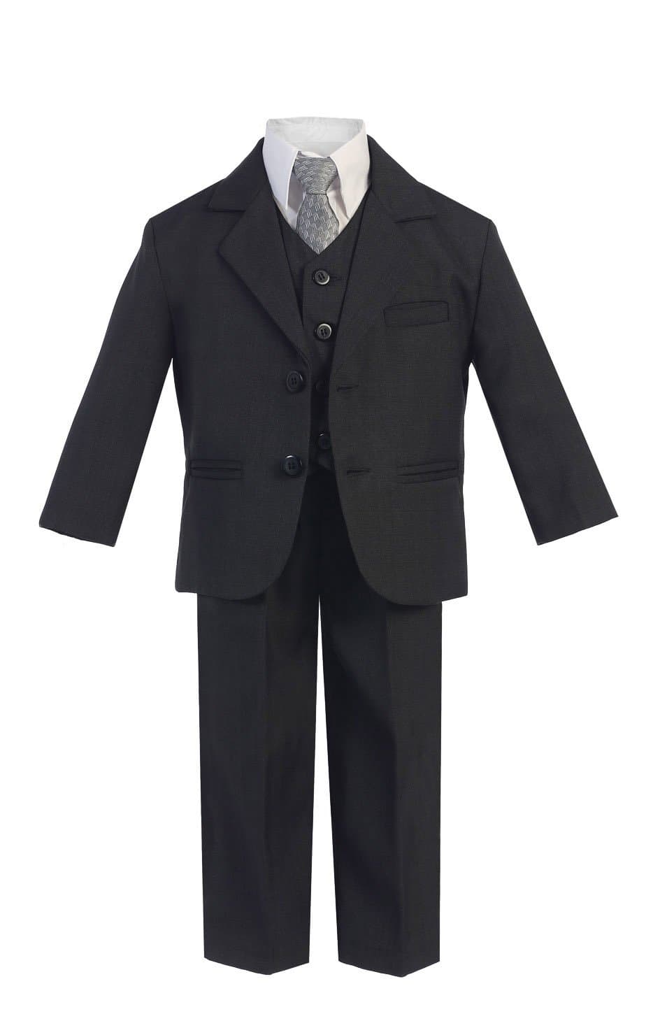 Little Gents Boys Suits Dark Grey - Kids Suit - Gray Boy Suit (Size 16H)